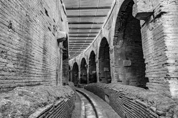 Het Campanian Amphitheater Een Romeins Amfitheater Gelegen Stad Santa Maria — Stockfoto