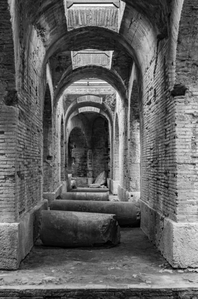 Anfiteatro Campaniano Anfiteatro Romano Situado Ciudad Santa María Capua Vetere —  Fotos de Stock