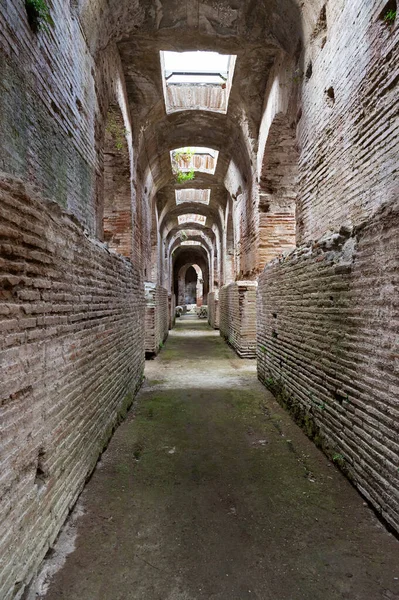 Anfiteatro Campaniano Anfiteatro Romano Localizado Cidade Santa Maria Cápua Vetere — Fotografia de Stock