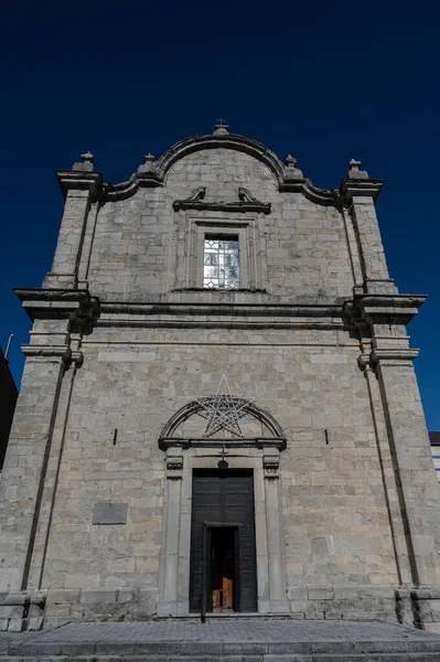 Εκκλησία Βρίσκεται Έξω Από Ιστορικό Κέντρο Του Agnone Και Πιο — Φωτογραφία Αρχείου