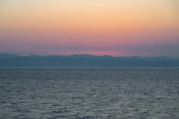Adriatic Sea Beautiful Photos Spectacular Sunrise Croatian Coast — Stock Photo, Image