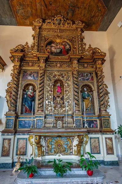 Iglesia Sant Emidio Agnone Espléndido Testimonio Del Arte Escultórico Gnonés —  Fotos de Stock