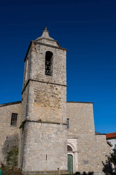 圣马可福音派教堂 San Marco Evangelista 是伊塞里亚省阿格农的一座宗教建筑 也是该城的母亲教堂 也是历史最悠久的教堂之一 — 图库照片