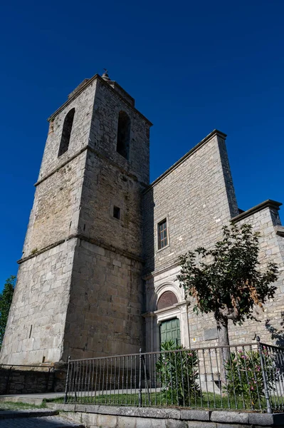 San Marco Evangelista Kirke Religiøs Bygning Agnone Provinsen Isernia Byens – stockfoto