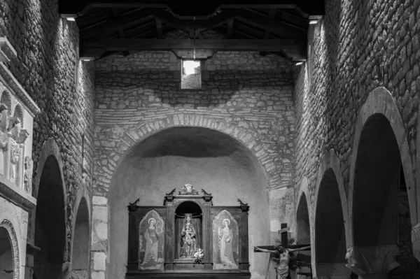 Rodeado Pinos Una Zona Habitada Época Romana Santuario Abadía Canneto —  Fotos de Stock