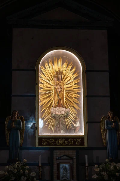 Santuario Virgen Del Esplendor Edificio Culto Giulianova Con Convento Fuente — Foto de Stock