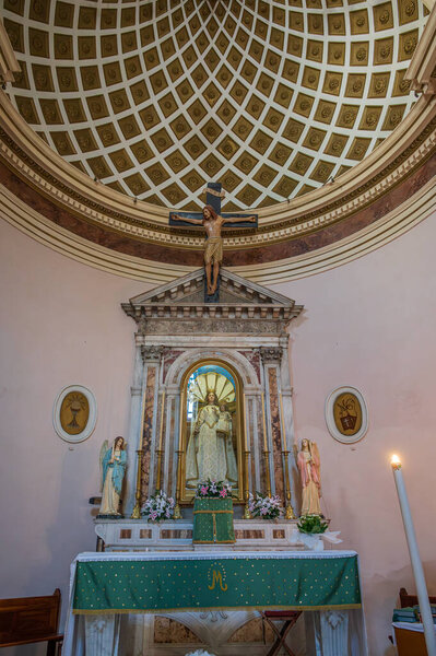 The Church of San Rocco, known as the Madonna del Carmine is located in Scanno. It is also called the Madonna del Carmine, because since 1784 it has been the seat of a confraternity of the same name