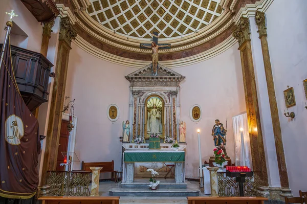 San Rocco Kirke Kjent Som Madonna Del Carmine Ligger Scanno – stockfoto