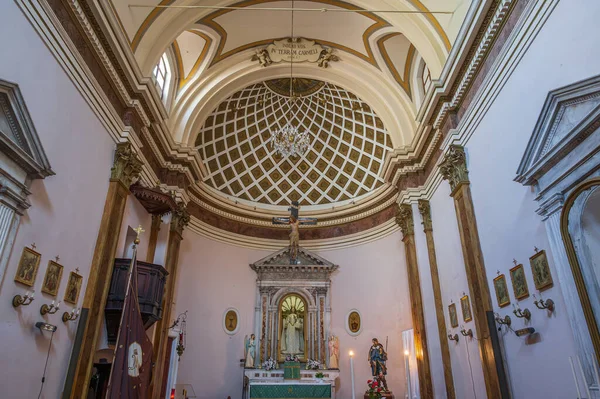Kyrkan San Rocco Känd Som Madonna Del Carmine Ligger Scanno — Stockfoto