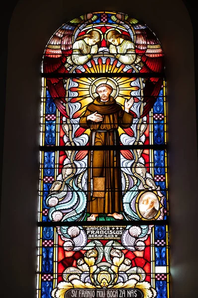 축복받은 마리아의 가정의 프란시스코 수도원은 이로키 Brijeg 헤르체고비나에 위치하고 있습니다 — 스톡 사진