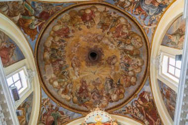 Colli a Volturno, Isernia, Molise. Aziz Leonardo Kilisesi. Wiew