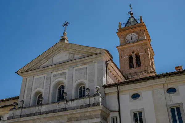 stock image Trisulti Charterhouse is a monastery located in the municipality of Collepardo, in the province of Frosinone.  It is recognized as a national monument in 1879.