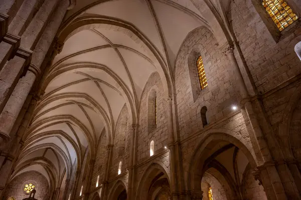 Stock image It is one of the most important Italian monasteries of Cistercian Gothic architecture. It was built in 1203 and consecrated in 1217.