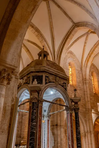 Stock image It is one of the most important Italian monasteries of Cistercian Gothic architecture. It was built in 1203 and consecrated in 1217.