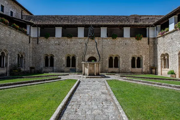 stock image It is one of the most important Italian monasteries of Cistercian Gothic architecture. It was built in 1203 and consecrated in 1217.