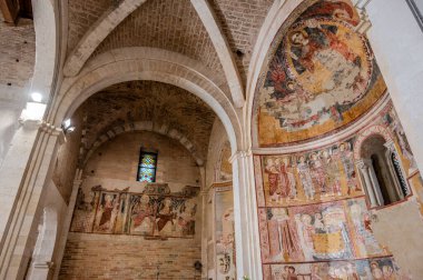 The church of Santa Maria di Ronzano stands on a hill in the Mavone valley. The building belonged to the abbey monastic complex of the Benedictine order who also had the convent here. clipart