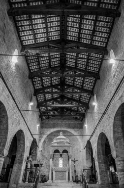 The Abbey of San Clemente al Vomano is a Catholic place of worship in Abruzzo that stands on the top of a small hill, not far from Guardia Vomano di Notaresco, in the province of Teramo. clipart