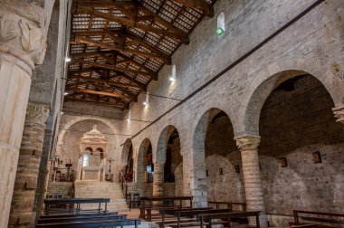 The Abbey of San Clemente al Vomano is a Catholic place of worship in Abruzzo that stands on the top of a small hill, not far from Guardia Vomano di Notaresco, in the province of Teramo. clipart