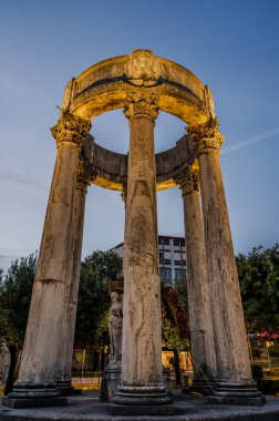 Isernia, Molise, İtalya. Birinci Dünya Savaşı 'nın kaybedilen anıtı.