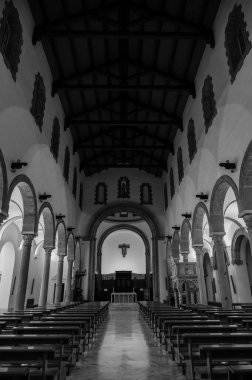 The cathedral of San Clemente is the main place of worship in the city of Teano, in Campania, and the seat of the diocese of Teano-Calvi clipart