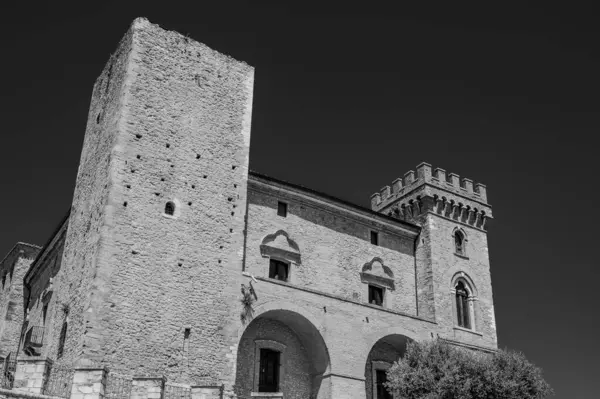 Kale, çok sayıda binayı çevreleyen dört köşe kuleden oluşur. Ayrıca bir bahçeyi çevreleyen duvarlarla çevrilidir..