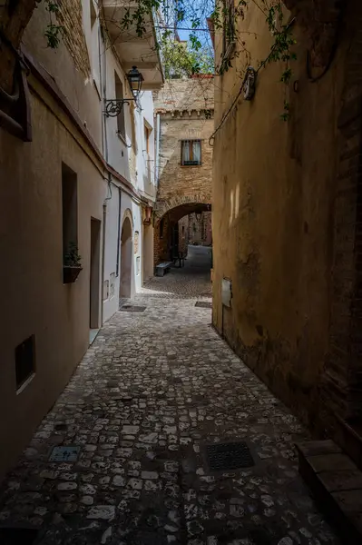 Adriyatik Denizi kıyısından yükselir ve Tesino Nehri 'nin ağzının kuzeyinde yer alır. Kasaba sahil boyunca çevredeki tepelerin yamaçlarına kadar uzanır..