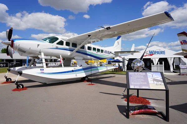 Oshkosh Wisconsin Usa Juli 2022 Sjöflygplan Utställning För Att Visa — Stockfoto