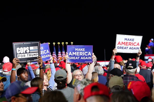 Mosinee Wisconsin États Unis Septembre 2020 Les Partisans Donald Trump — Photo