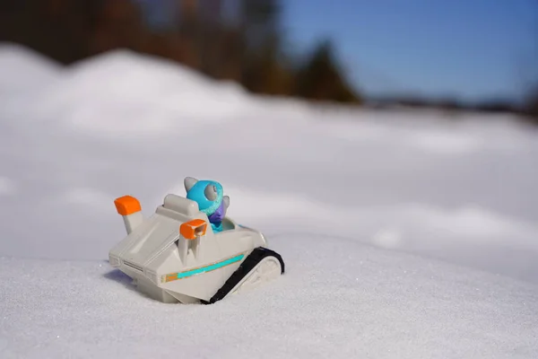 리스본 위스콘신 2023 겨울에 마스터 에베레스트와 체이스 어린이 장난감 — 스톡 사진
