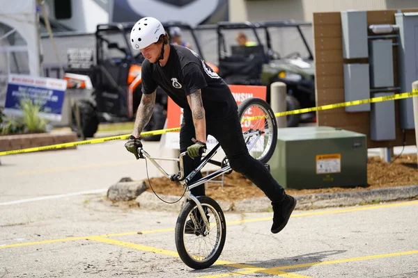Fond Lac Wisconsin Usa Juli 2019 Fahrrad Stuntmen Auf Bmx — Stockfoto
