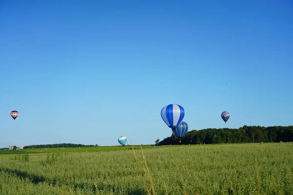 Rajd Balonem Gorące Powietrze Wisconsin — Zdjęcie stockowe