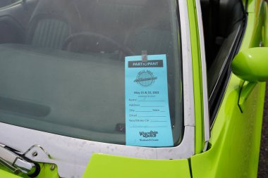 Wisconsin Dells, Wisconsin USA - 21 Mayıs 2022: Mt. Otomatik Hareket sırasında Olimpos.