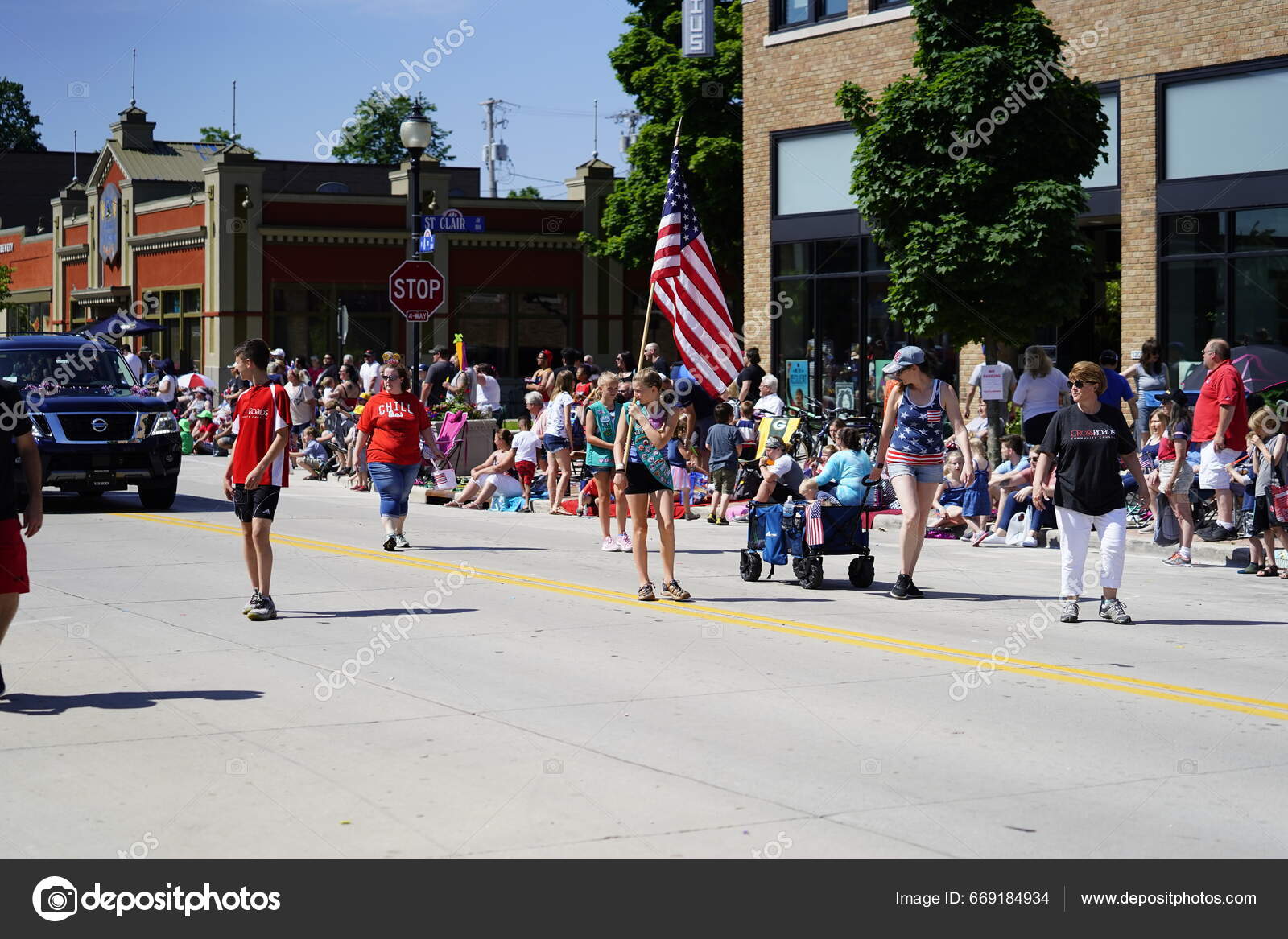 Sheboygan Wisconsin July 4Th 2022 Participants Freedom Fest Parade