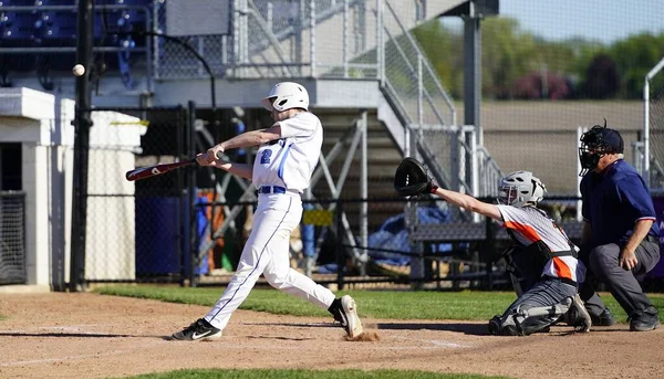 Sheboygan Wisconsin Abd Temmuz 2022 Wiaa Lisesi Erkek Beyzbol Yarışması — Stok fotoğraf