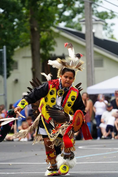 Wisconsin Dells Wisconsin Usa September 2022 Native Americans Chunk Nation — Stockfoto