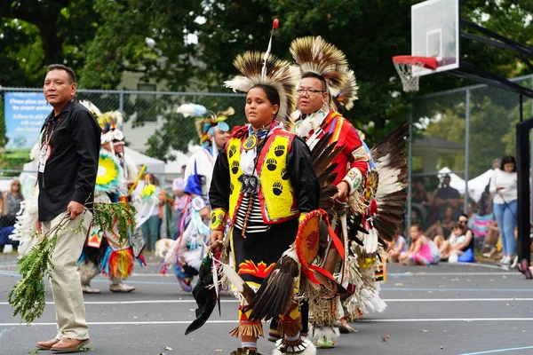 Wisconsin Dells Wisconsin Eua Setembro 2022 Nativos Americanos Nação Chunk — Fotografia de Stock