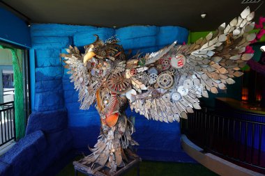 Başkentin en ünlü simgesi olan şehrin heykeli.