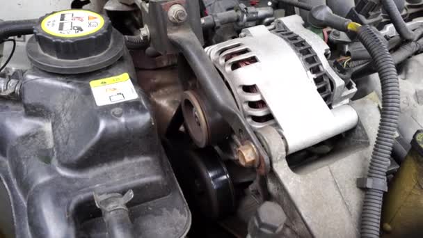 Fond Lac Wisconsin Usa Října 2020 Liter Running Car Motor — Stock video