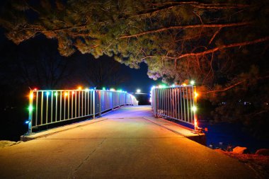 Wisconsin, Fond du Lac 'taki Lakeside parkını süsleyin.
