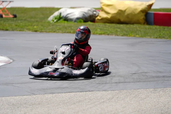 Dousman Wisconsin Usa Αυγούστου 2019 Kart Drivers Raced National Races — Φωτογραφία Αρχείου