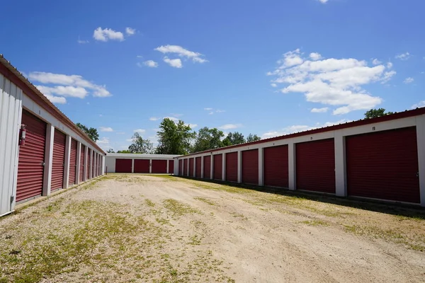 Mautson Wisconsin États Unis Juillet 2021 Site Bâtiments Unités Stockage — Photo