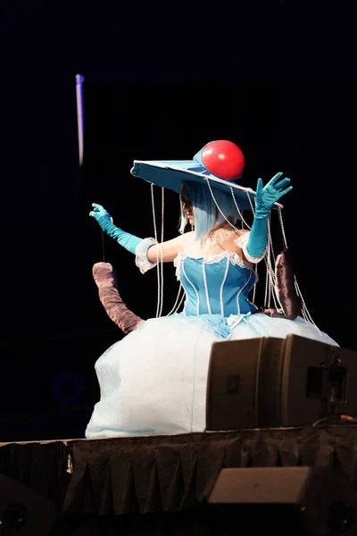 밀워키 위스콘신 2020 애니메이션 애니메이션 밀워키 마스케이드 콘테스트에 참여하는 — 스톡 사진