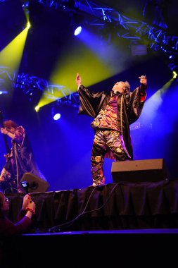 Milwaukee, Wisconsin ABD - 13 Şubat 2020: Japon görsel Kei rock grubu ACME ilk yurtdışı konserini Wisconsin Center 'daki Anime Milwaukee' de verdi..