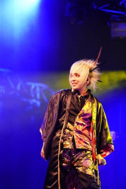 Milwaukee, Wisconsin ABD - 13 Şubat 2020: Japon görsel Kei rock grubu ACME ilk yurtdışı konserini Wisconsin Center 'daki Anime Milwaukee' de verdi..