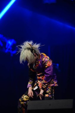 Milwaukee, Wisconsin ABD - 13 Şubat 2020: Japon görsel Kei rock grubu ACME ilk yurtdışı konserini Wisconsin Center 'daki Anime Milwaukee' de verdi..