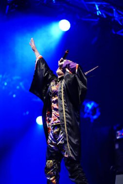 Milwaukee, Wisconsin ABD - 13 Şubat 2020: Japon görsel Kei rock grubu ACME ilk yurtdışı konserini Wisconsin Center 'daki Anime Milwaukee' de verdi..