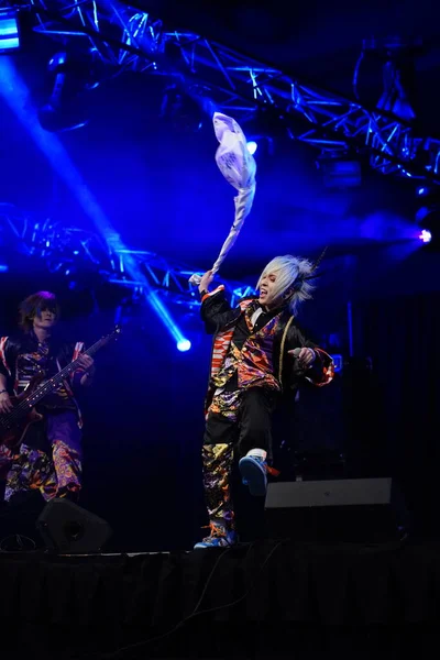 美国威斯康星州密尔沃基 2020年2月13日 日本视觉胶摇滚乐团Acme在威斯康星州中心的Anime Milwaukee举行了首次海外音乐会 — 图库照片