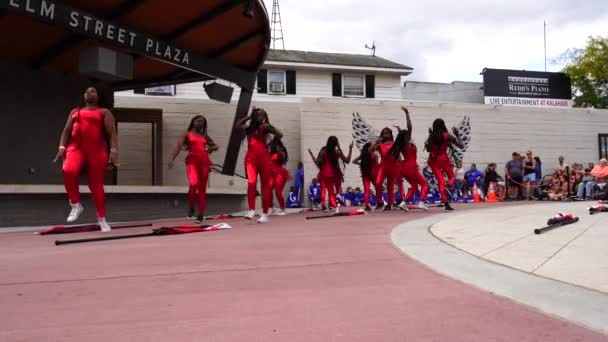 Вісконсин Деллс Штат Вісконсин Сша Вересня 2023 Року Танцювальна Команда — стокове відео