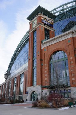 Milwaukee, Wisconsin ABD - 19 Aralık 2022: American Family Field of Milwaukee Brewers Beyzbol Takımı.