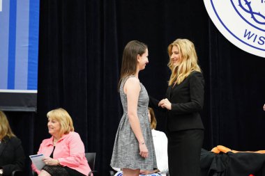  Wisconsin ABD - Wisconsin 'deki Marian Üniversitesi' nde mezuniyet kutlaması, tutkuları eyleme dönüştürme ve ilham verme amaçlı bir eğitim sunan özel bir Katolik Üniversitesi 'dir.